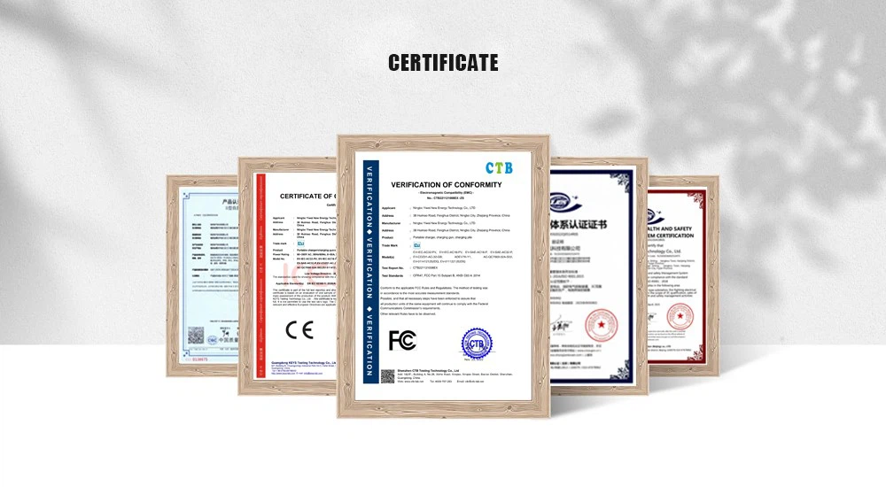 7KW ac ev charger certification 7KW ac ev charger certification